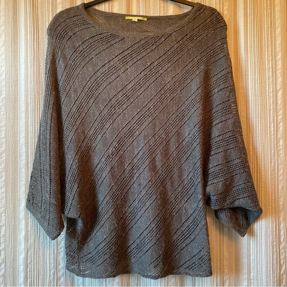 Grey Knit Women's Sweater